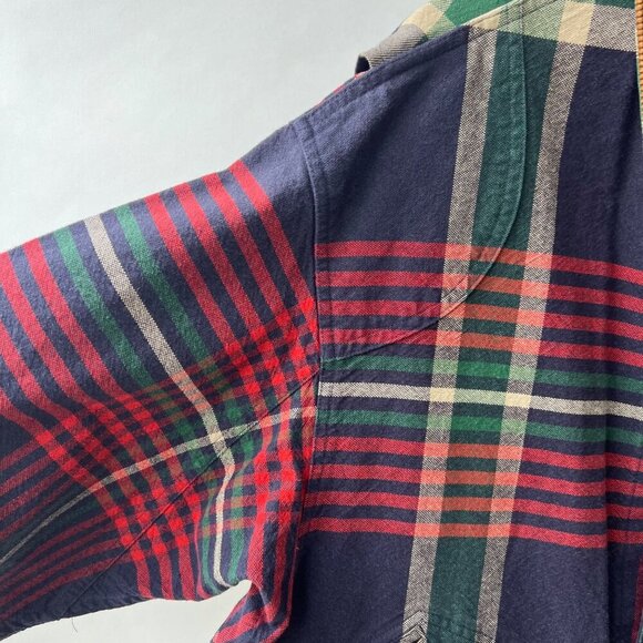 Polo Ralph Lauren Men vintage Plaid Chore / Hunting Jacket with Corduroy Collar - Picture 7 of 14